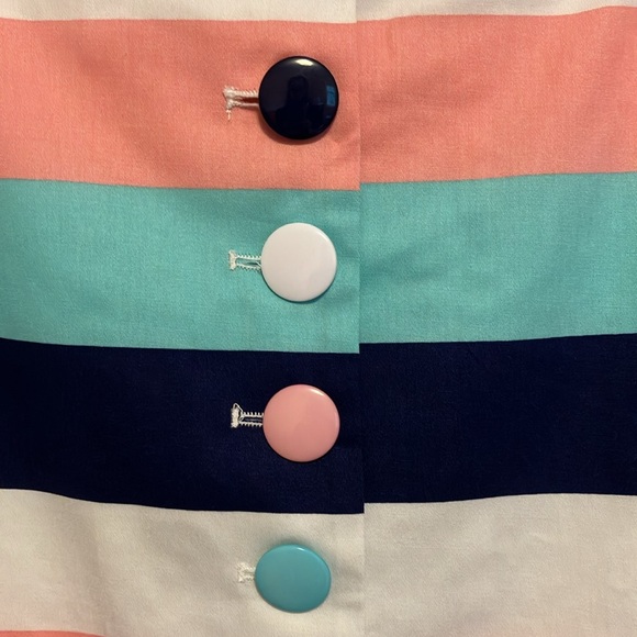 Collectif Camilla Candy Stripes Skirt - Picture 2 of 11